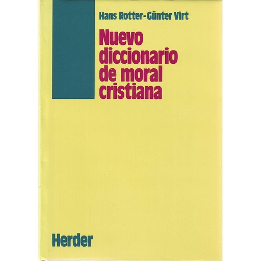 [9788425418273] Nuevo diccionario de moral cristiana