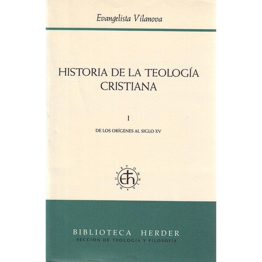 [9788425415531] Historia de la teología cristiana