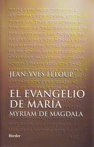 [9788425420566] El evangelio de María: Myriam de Magdala