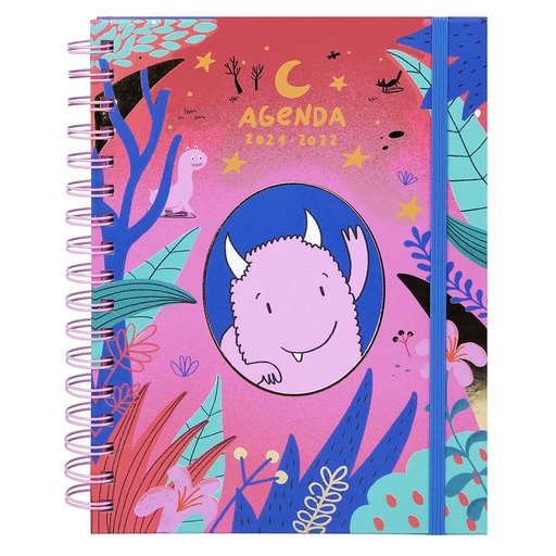 [9788418195129] Agenda escolar semana vista 2021-2022 Lyona