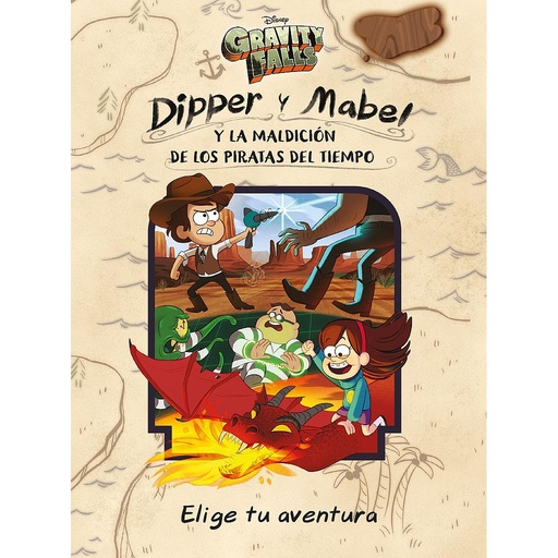 [9788417529536] Gravity Falls. Dipper y Mabel y la maldición de los piratas del tiempo