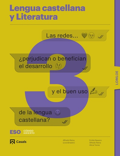 [9788421874165] Lengua castellana y Literatura 3 ESO LOMLOE