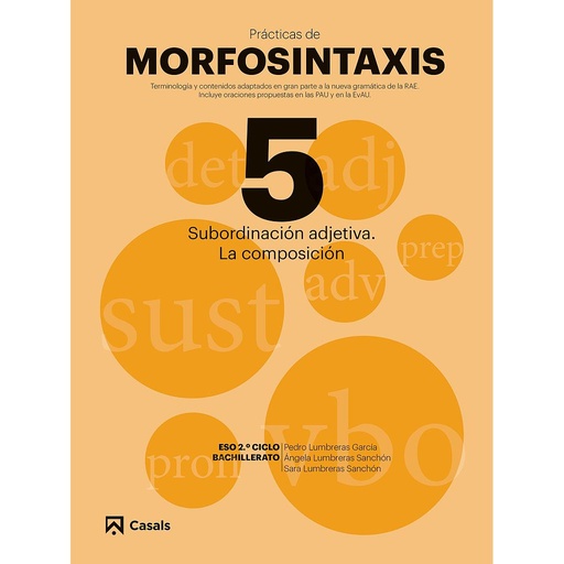 [9788421866061] Prácticas de Morfosintaxis 5 Subordinación adjetiva. La composición