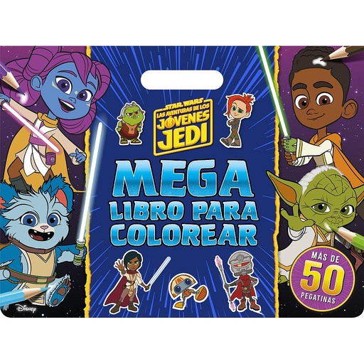 [9788408283096] Star Wars. Las aventuras de los jóvenes Jedi. Megalibro para colorear
