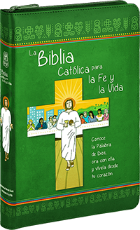 La Biblia Católica para la Fe y la Vida (símil piel con cremallera)