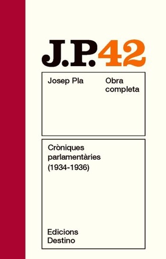 [9788497101820] Cròniques parlamentàries (1934-1936)