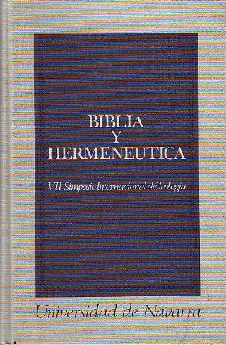 [9788431309428] Biblia y hermenéutica