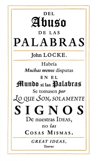 [9788430616558] Del abuso de las palabras (Serie Great Ideas 35)