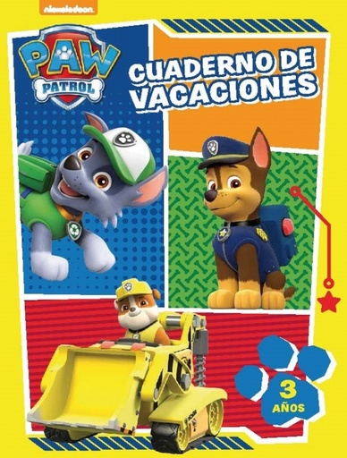[9788437201047] Paw Patrol | Patrulla Canina. Cuaderno de vacaciones - Cuaderno de vacaciones (3 años)
