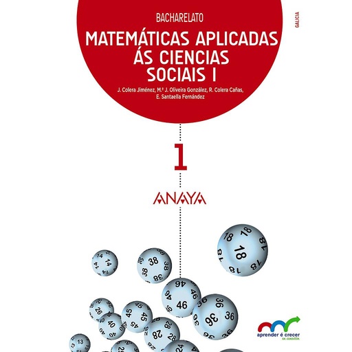 [9788467884302] Matemáticas aplicadas ás Ciencias Sociais I.