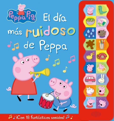 [9788448859633] Peppa Pig. Libro con sonidos - El día más ruidoso de Peppa