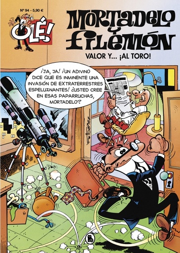 [9788402424785] Mortadelo y Filemón. Valor y... ¡Al toro! (Olé! Mortadelo 94)