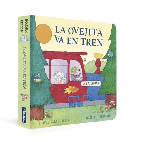 [9788448860998] La ovejita va en tren (La ovejita que vino a cenar. Libro de cartón)