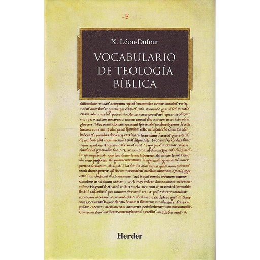 [9788425426414] Vocabulario de teología bíblica