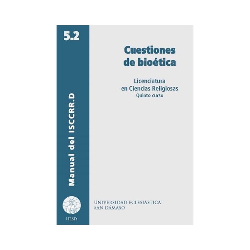 [9788416639434] Cuestiones de bioética
