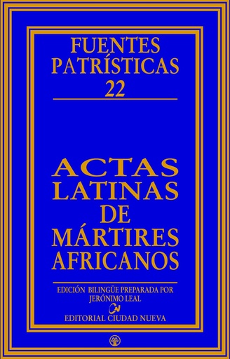 [9788497151702] Actas latinas de mártires africanos