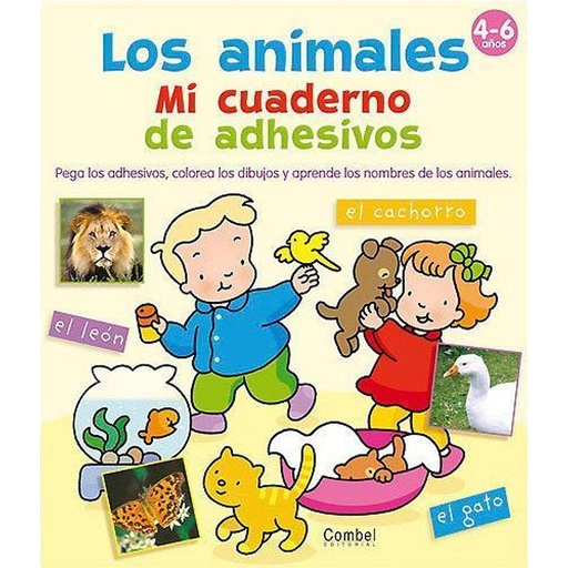 [9788498255164] Los animales. Mi cuaderno de adhesivos