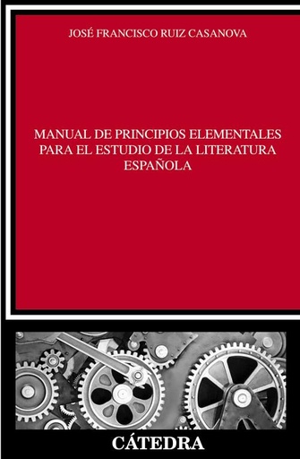 [9788437630830] Manual de principios elementales para el estudio de la literatura española