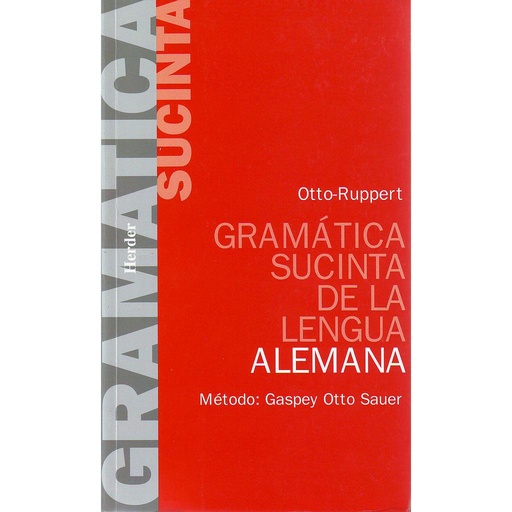 [9788425400957] Gramática sucinta de la lengua alemana