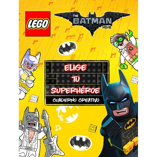 [9788408164968] Lego Batman. Cuaderno creativo. Elige tu superhéroe