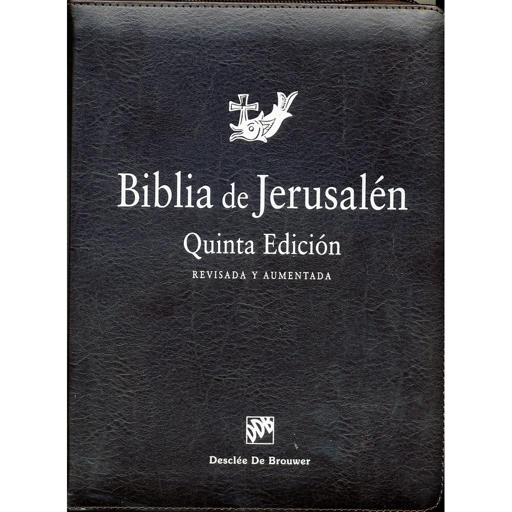 Biblia de Jerusalén cremallera 5ª edición