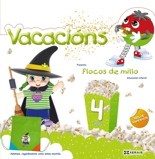 [9788491215240] Flocos de millo. Vacacións 4 anos