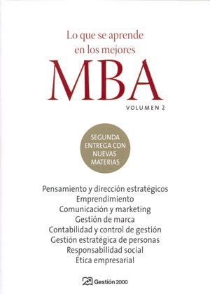 [9788498750027] Lo que se aprende en los mejores MBA. Volumen 2