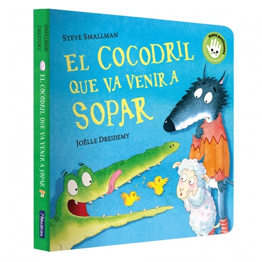 [9788448858100] El cocodril que va venir a sopar (L'ovelleta que va venir a sopar. Llibre de cartró)