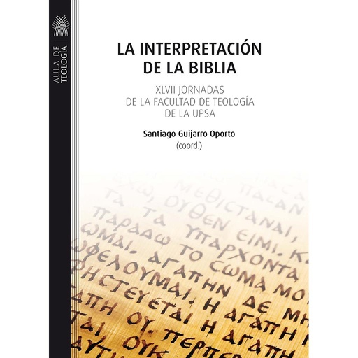 [9788428831062] La interpretación de la Biblia