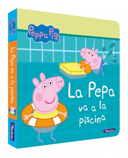[9788448859046] Peppa Pig. Llibre de cartró - La Pepa va a la piscina