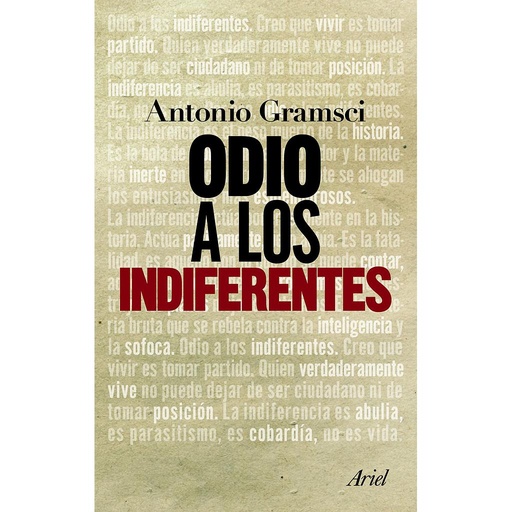 [9788434413603] Odio a los indiferentes