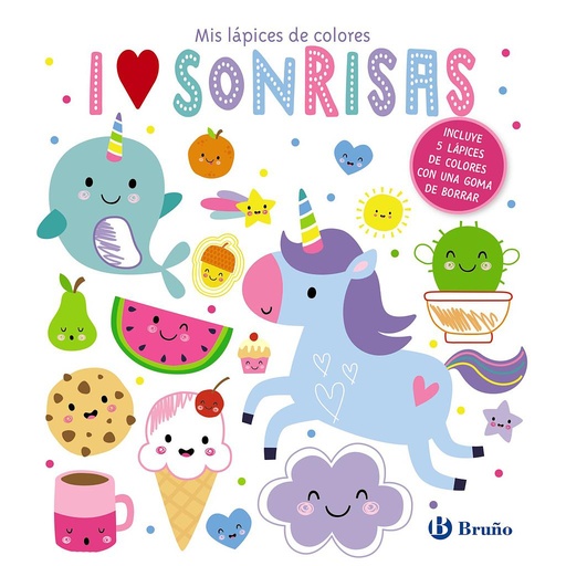[9788469665541] Mis lápices de colores, I love sonrisas