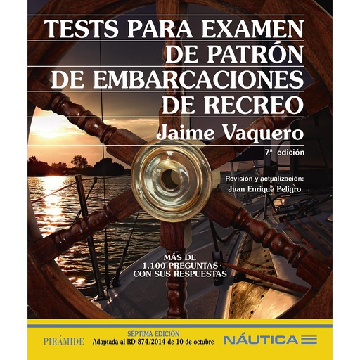 [9788436833621] Tests para examen de patrón de embarcaciones de recreo