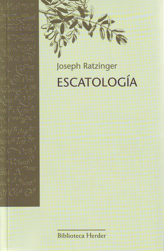 [9788425425196] Escatología