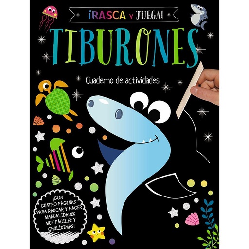 [9788469666562] ¡Rasca y juega! Tiburones