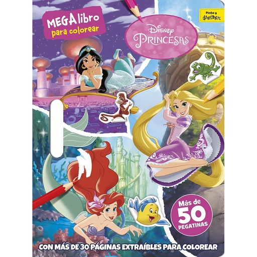 [9788418335068] Princesas. Megalibro para colorear 2