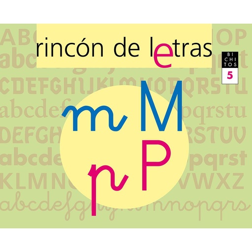 [9788421835890] RINCÓN DE LETRAS. Cuaderno 5. Lectoescritura