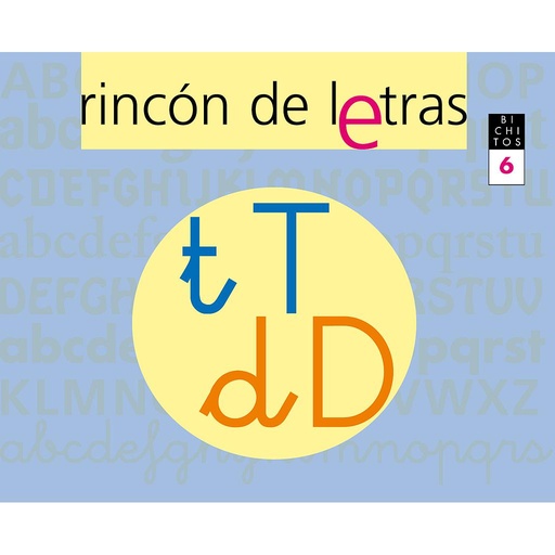[9788421835906] RINCÓN DE LETRAS. Cuaderno 6. Lectoescritura
