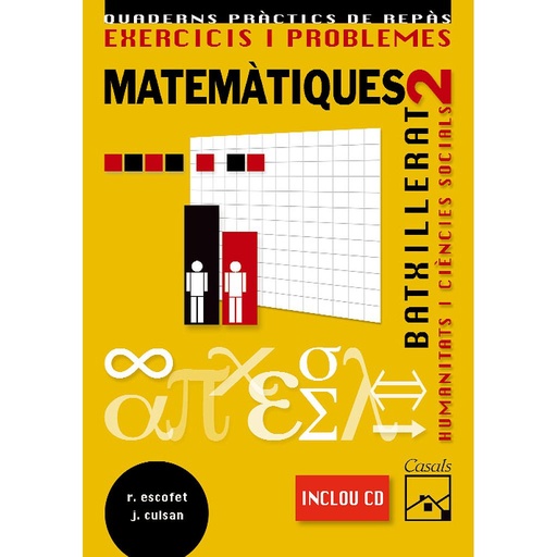 [9788421840443] Exercicis i Problemes 2. Matemàtiques. Humanitats i Ciències Socials Batxillerat (2009)