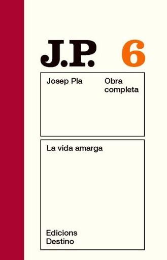 [9788497101462] La vida amarga