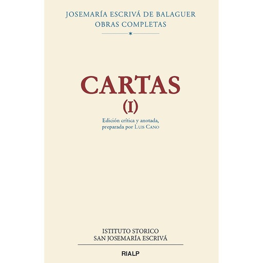 [9788432152580] Cartas (I)