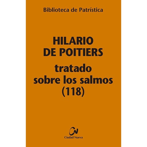 [9788497154475] Tratado sobre los Salmos (118)