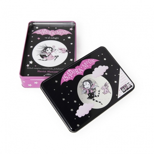 [9788419366122] Isadora Moon - Un cofre mágico con 3 historias de Isadora Moon (¡Incluye pegatinas!)