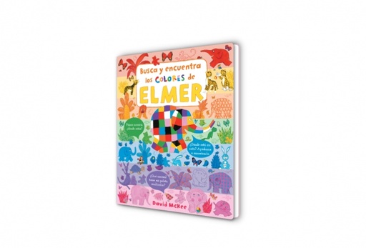 [9788448857332] Elmer. Libro de cartón - Busca y encuentra los colores de Elmer