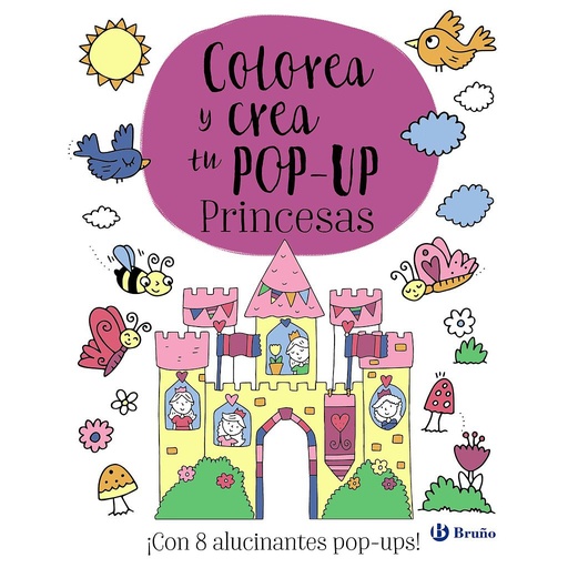 [9788469665664] Colorea y crea tu pop-up. Princesas