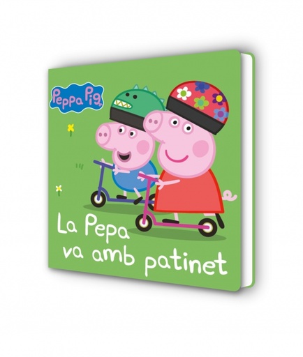 Peppa Pig. Llibre de cartró - Pepa va amb patinet, La