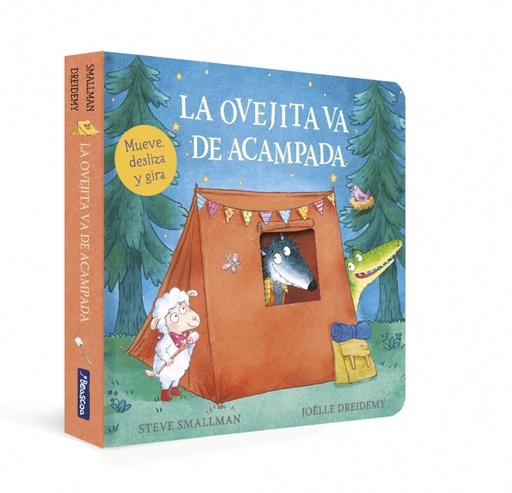 La ovejita va de acampada (La ovejita que vino a cenar. Libro de cartón con mecanismos)