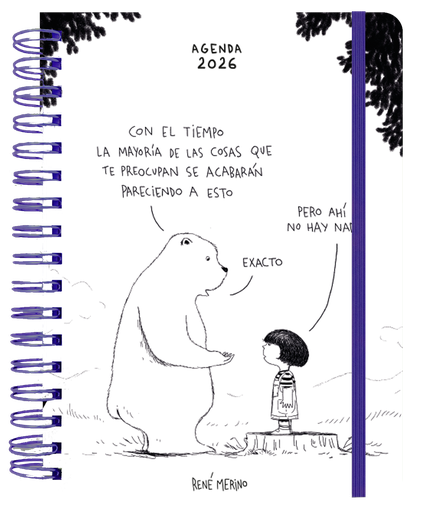 Agenda anual semanal 2026 René Merino