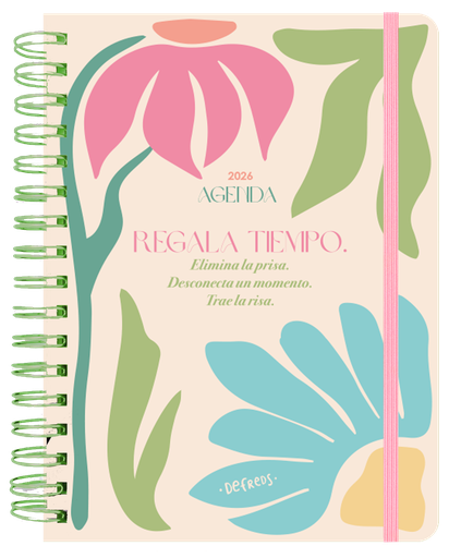 Agenda anual semanal 2026 Defreds