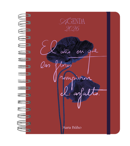 Agenda anual diaria 2026 Sara Búho